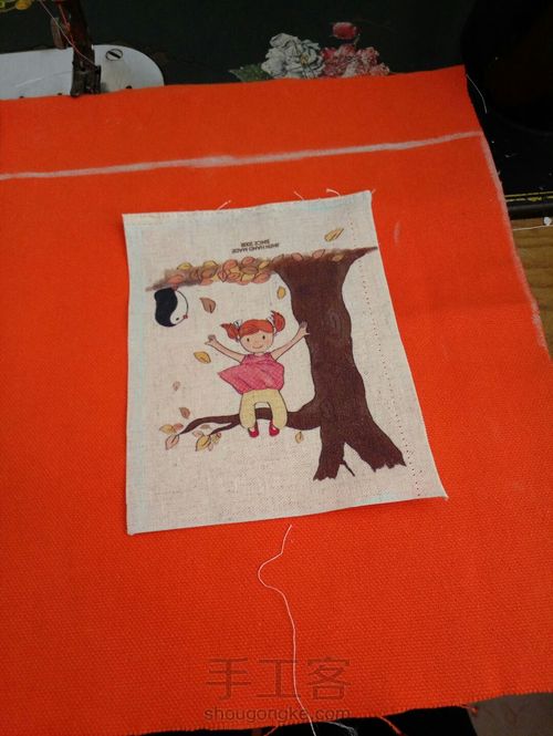 可爱的手机袋(零钱袋) 第4步