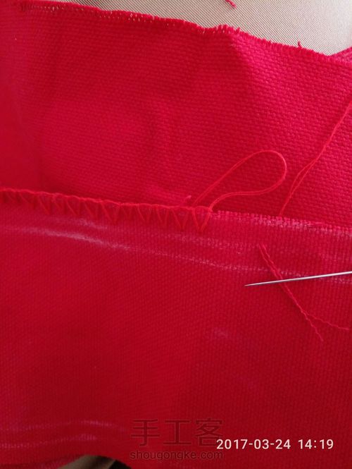 帆布包包 第3步