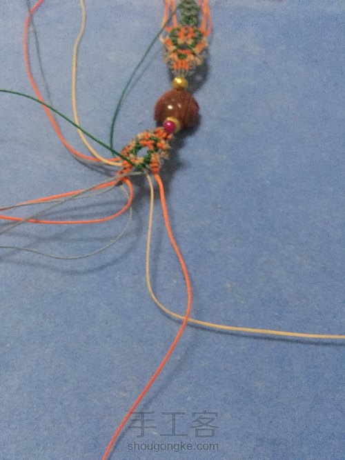 南红花朵手链 第28步