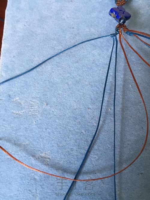 青金石手链 第8步