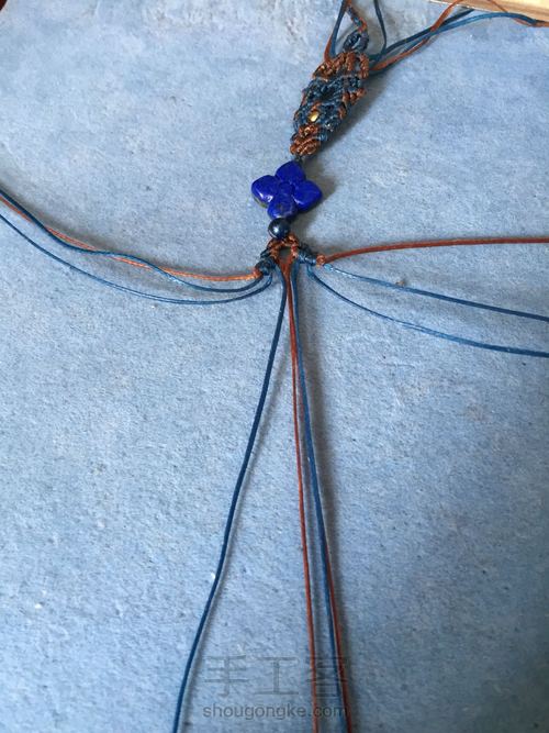 青金石手链 第10步