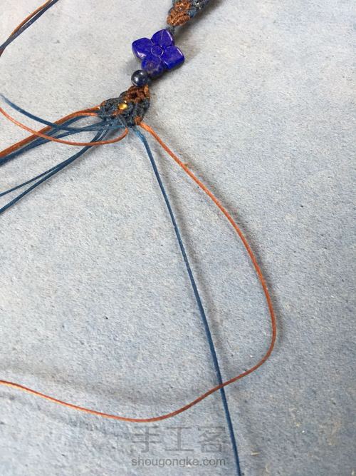 青金石手链 第13步