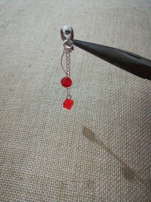 简约耳饰 第6步