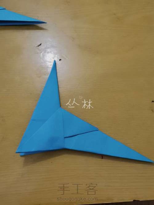飞机折纸 第12步
