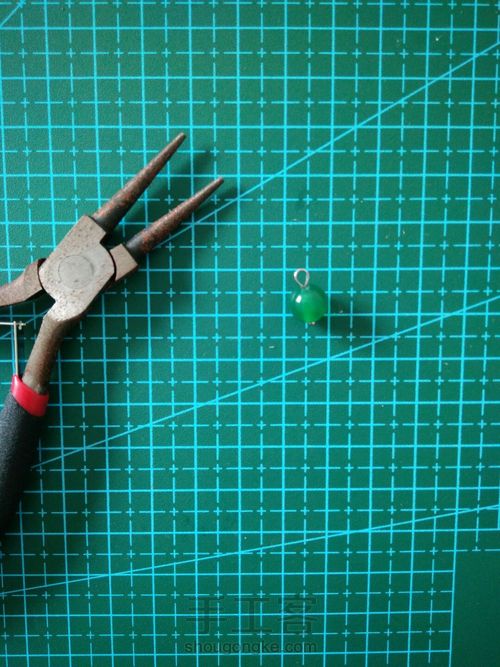 『锁清秋』简易唯美古风耳饰 第3步