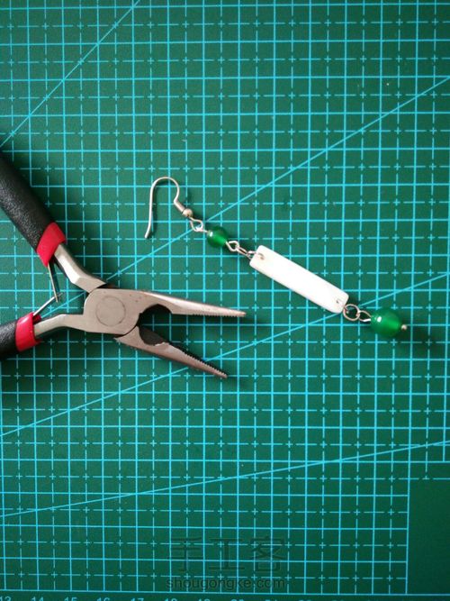 『锁清秋』简易唯美古风耳饰 第9步