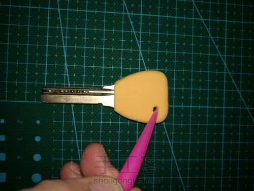 一个萌萌哒的钥匙套~ 第5步