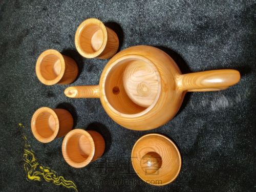 红豆杉茶壶制做 第12步