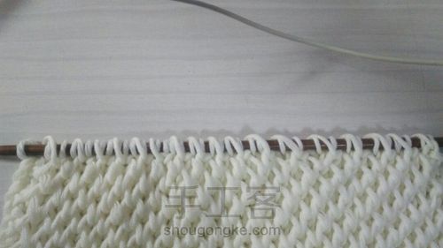 ［围巾教程］渔网花 第20步