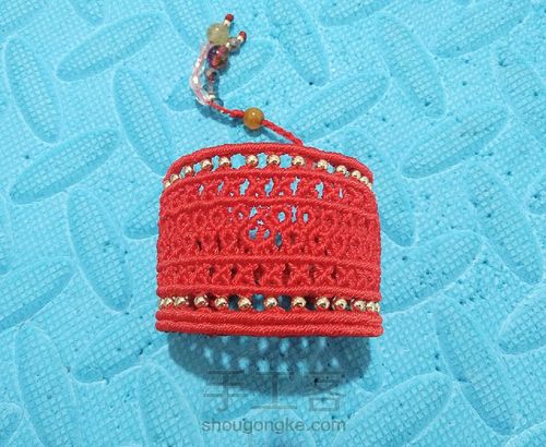 14k包金珠宽 第2步