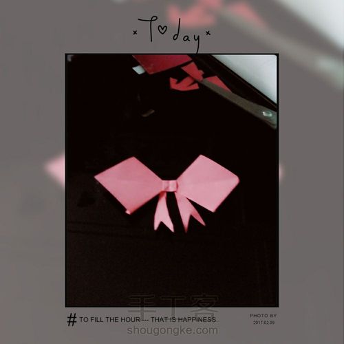 可爱的蝴蝶结 第14步