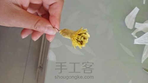 纸滕格桑花 第3步