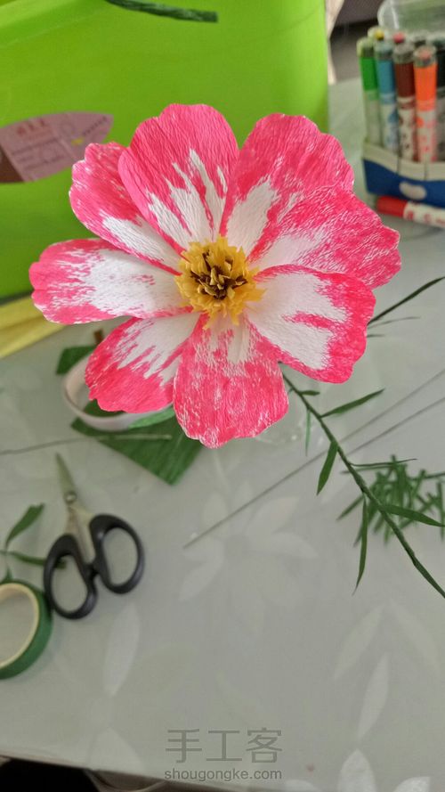 纸滕格桑花 第9步