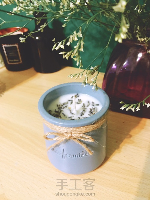 烛香薰风#自制蜡烛# 第13步