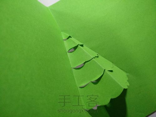 两种结合圣诞贺卡 第4步