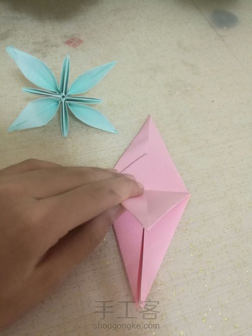折纸 花～ 第16步