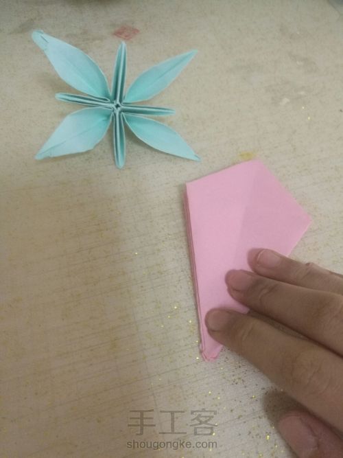 折纸 花～ 第18步