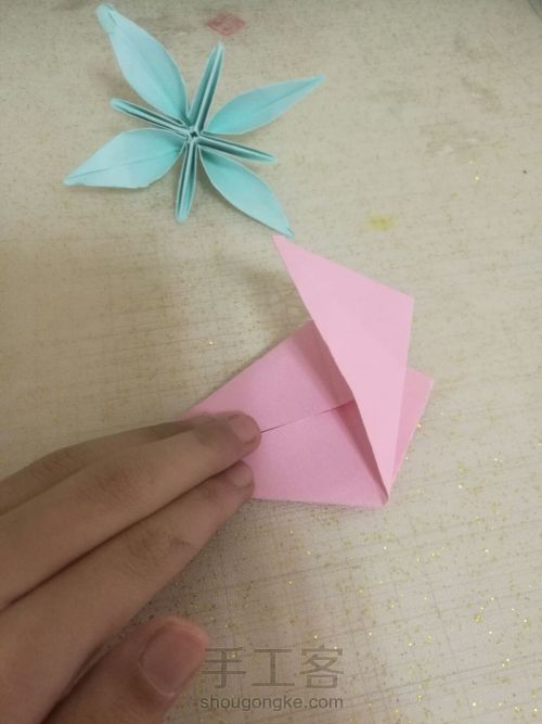 折纸 花～ 第21步