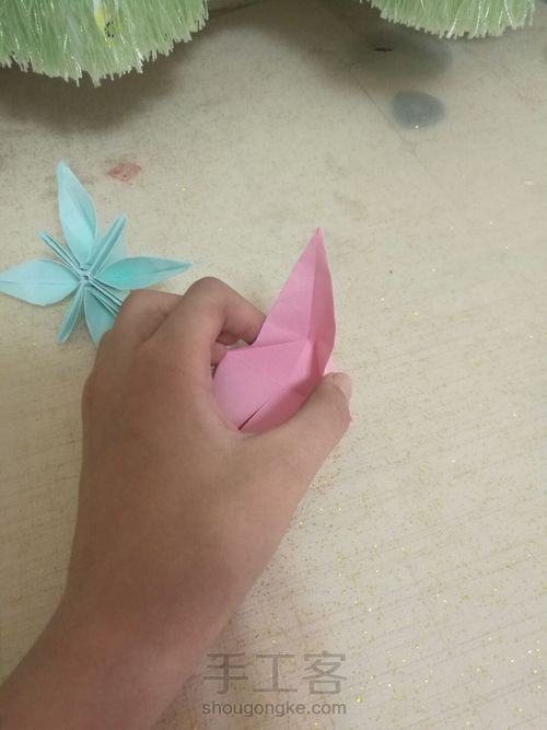 折纸 花～ 第23步
