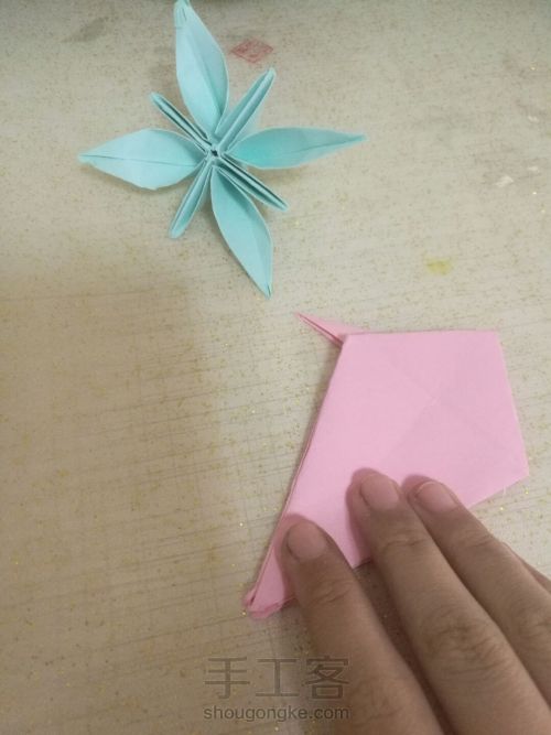 折纸 花～ 第27步