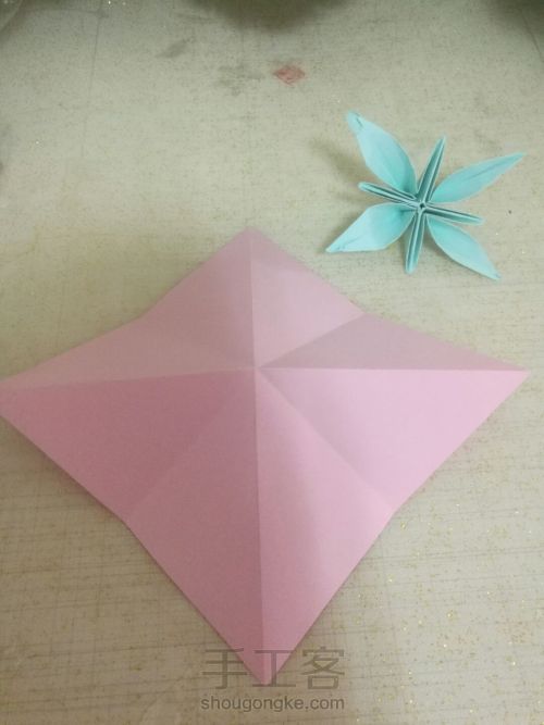 折纸 花～ 第3步