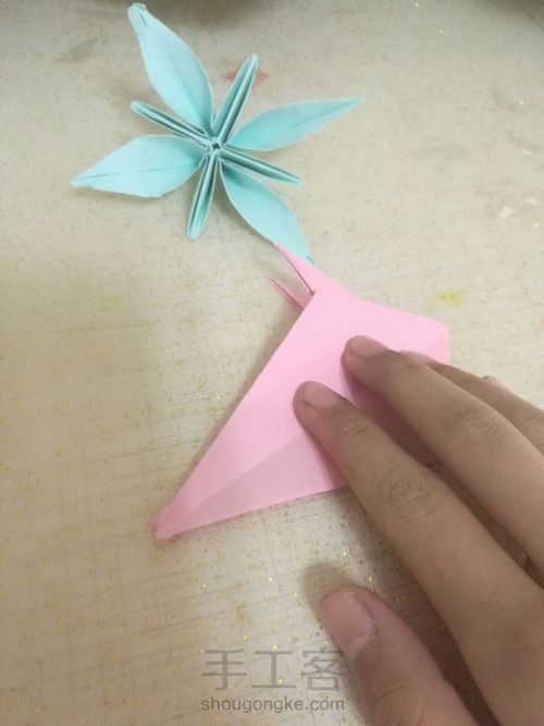 折纸 花～ 第30步
