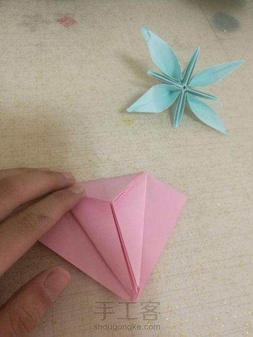 折纸 花～ 第7步