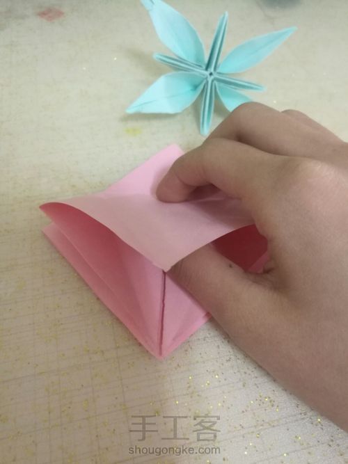 折纸 花～ 第9步