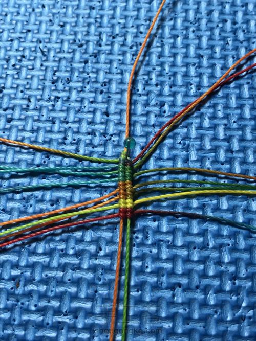 叶-流苏帽 第4步