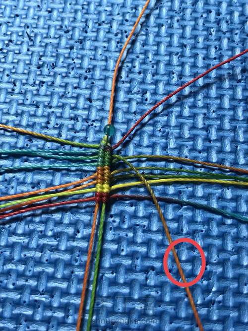 叶-流苏帽 第5步