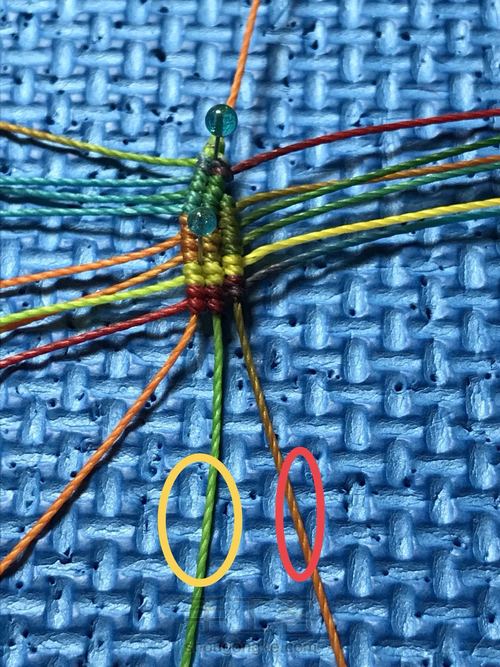 叶-流苏帽 第7步