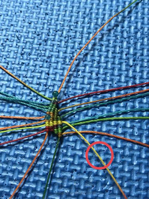 叶-流苏帽 第13步