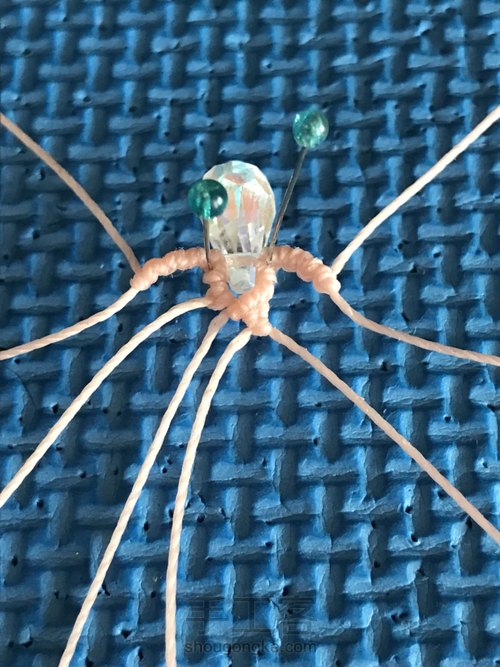 水滴耳环-晶莹 第12步