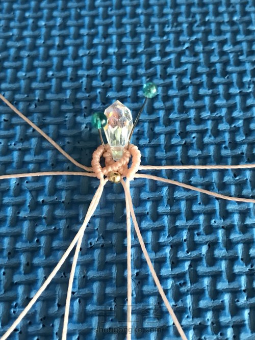 水滴耳环-晶莹 第15步