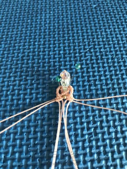 水滴耳环-晶莹 第17步