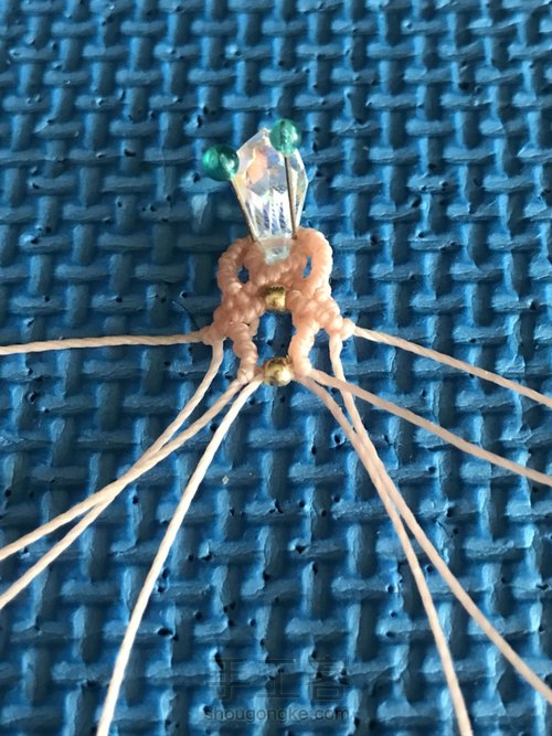 水滴耳环-晶莹 第22步