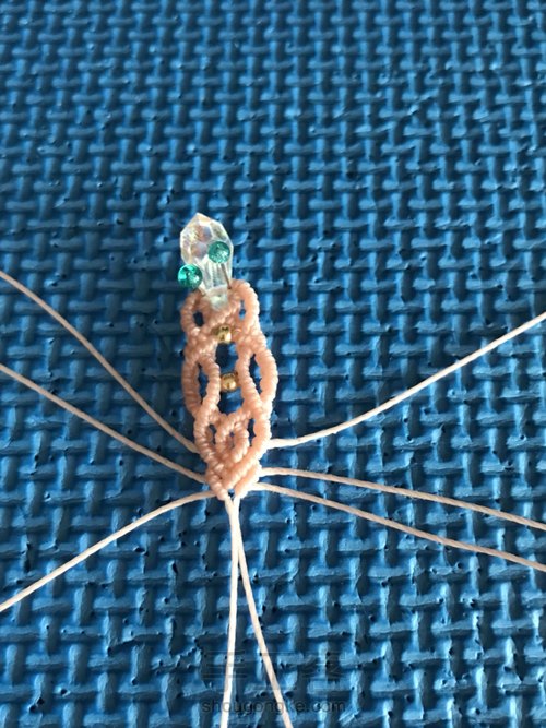 水滴耳环-晶莹 第36步