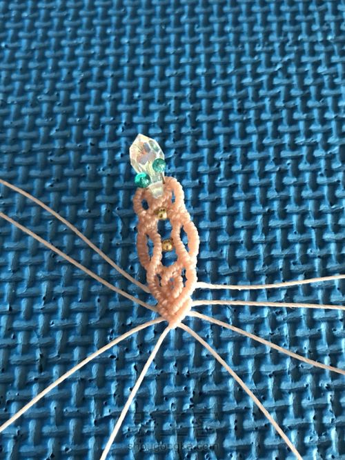 水滴耳环-晶莹 第37步