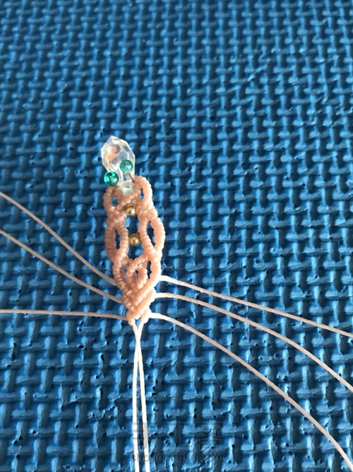 水滴耳环-晶莹 第38步