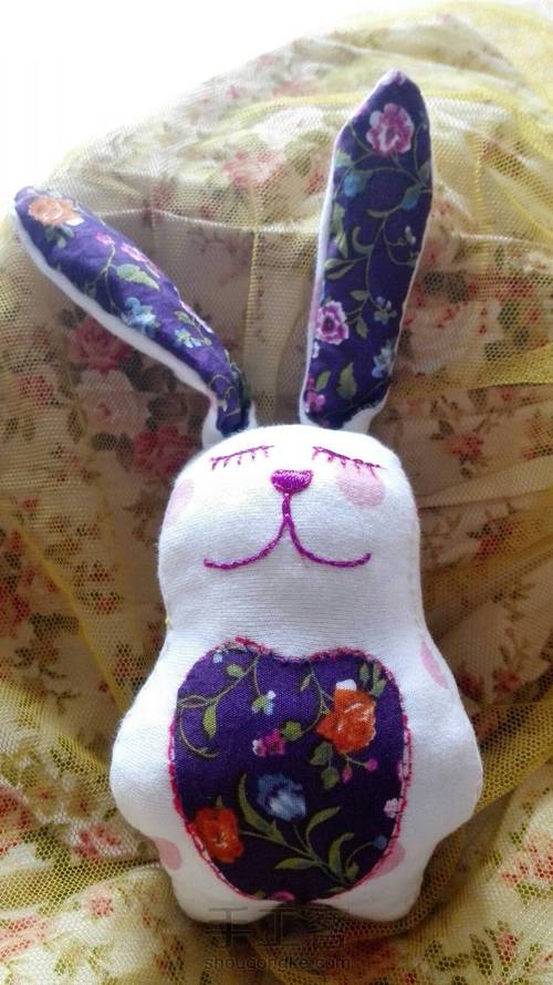 拥有爱心的小兔子 第2步