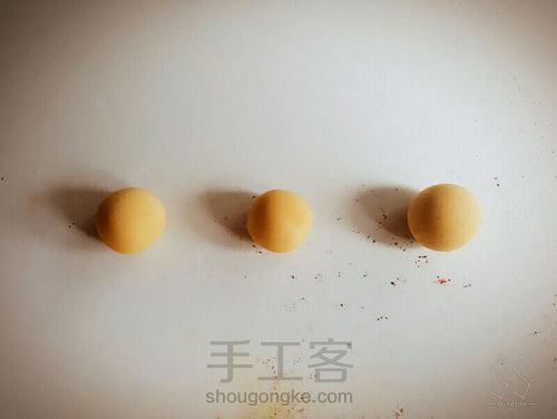 粘土食玩第二期~章鱼小丸子 第4步