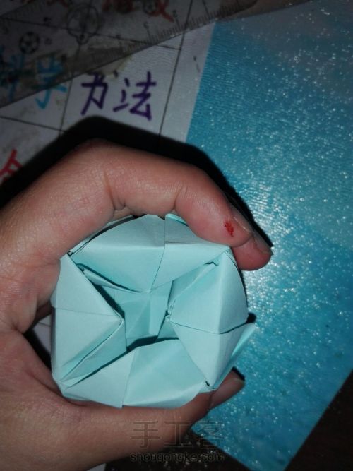 折纸川崎玫瑰 第45步