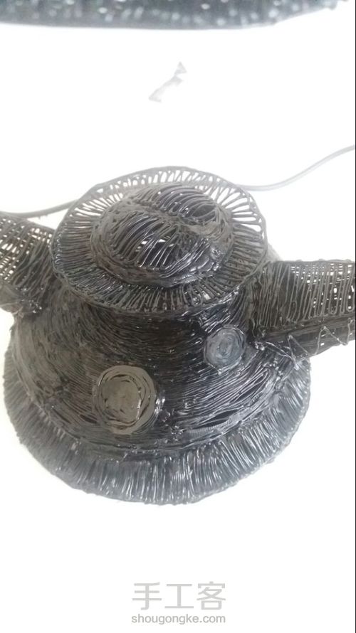 3d打印笔作品 ，马蹄灯制作。 第4步