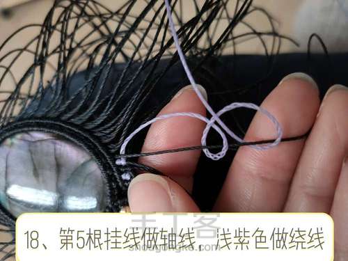 双层花项链教程 第19步