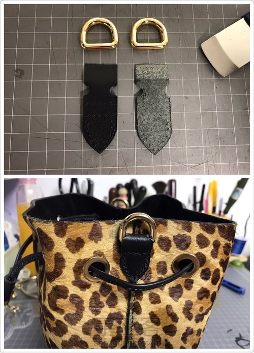 Zara同款迷你豹纹小水桶包 第18步