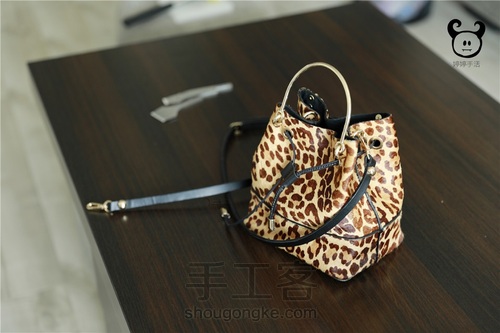 Zara同款迷你豹纹小水桶包 第26步