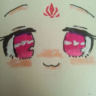 教你一步一步画出简单眼睛.