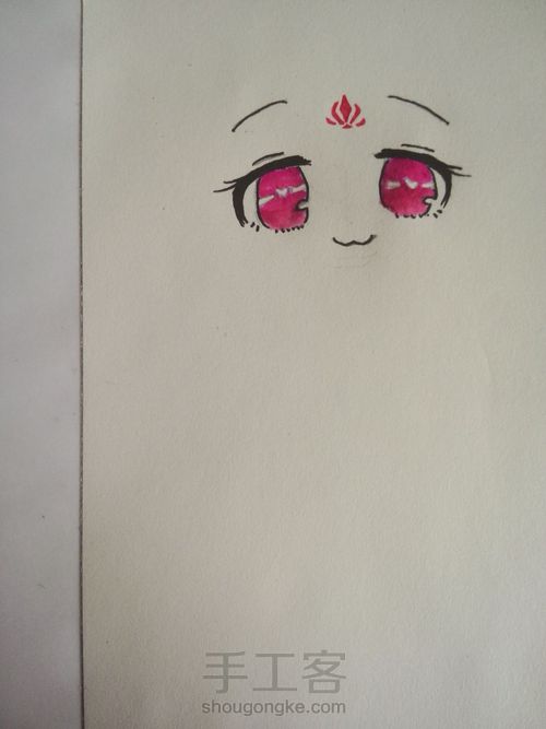 教你一步一步画出简单眼睛. 第10步