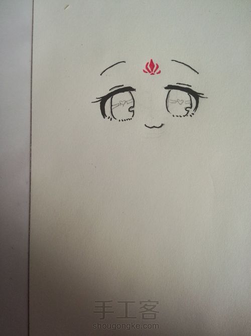 教你一步一步画出简单眼睛. 第9步