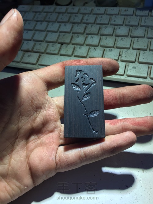 滴胶玫瑰牌子 第5步